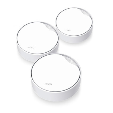 TP-Link DECO X50-PoE(3-PACK) Bi-bande (2,4 GHz   5 GHz) Wi-Fi 6 (802.11ax) Blanc 2 Interne