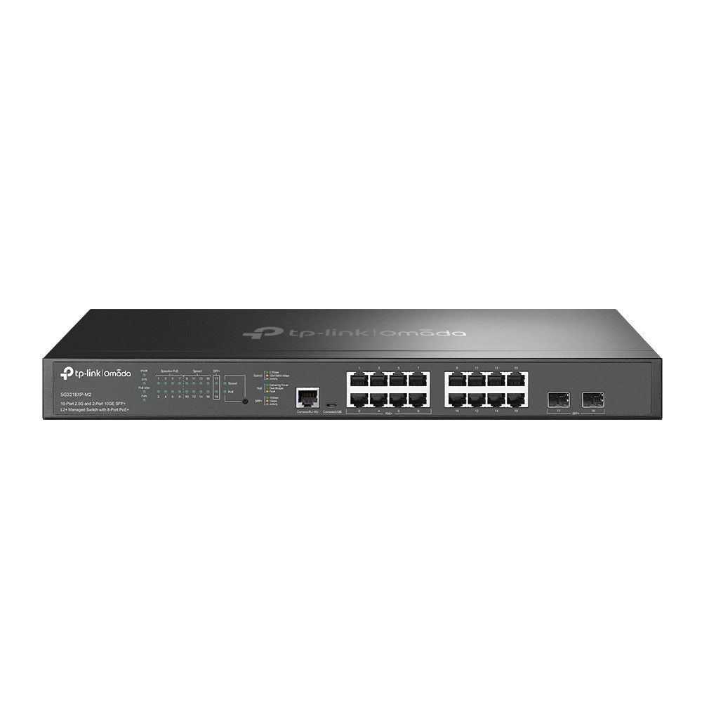 TP-Link Omada SG3218XP-M2 commutateur réseau Géré L2+ 2.5G Ethernet (100 1000 2500) Connexion Ethernet, supportant TP-Link Omada SG3218XP-M2 commutateur réseau Géré L2+ 2.5G Ethernet (100 1000 2500) Connexion Ethernet, supportant