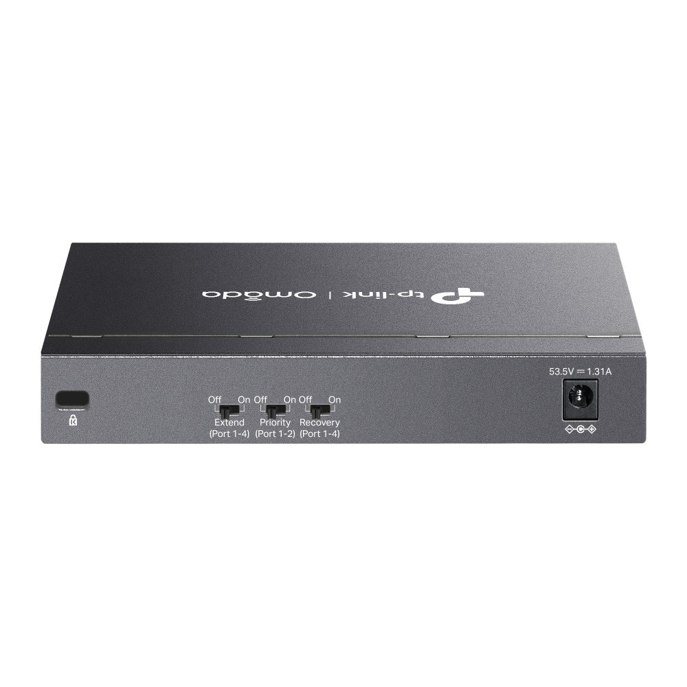 TP-Link Omada DS106P commutateur réseau Non-géré Fast Ethernet (10 100) Connexion Ethernet, supportant l'alimentation via ce