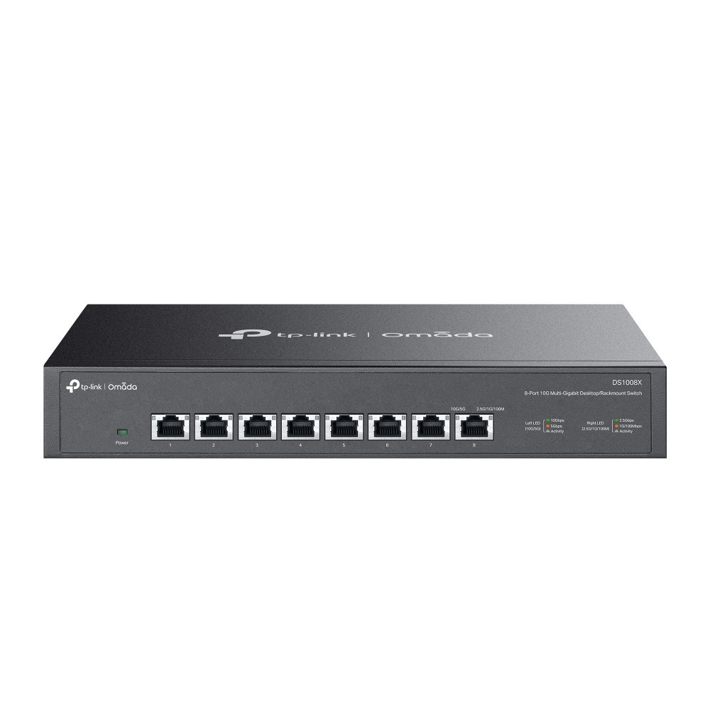 TP-Link Omada DS1008X commutateur réseau Non-géré 10G Ethernet (100 1000 10000) 1U Noir TP-Link Omada DS1008X commutateur réseau Non-géré 10G Ethernet (100 1000 10000) 1U Noir