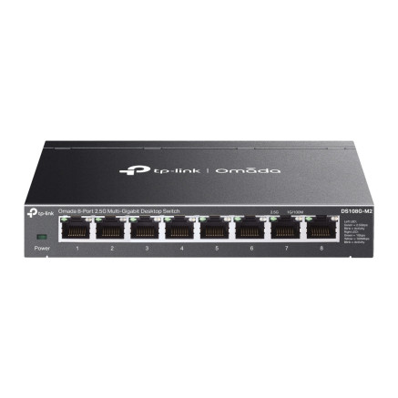 TP-Link Omada DS108G-M2 commutateur réseau Non-géré 2.5G Ethernet (100 1000 2500) Noir