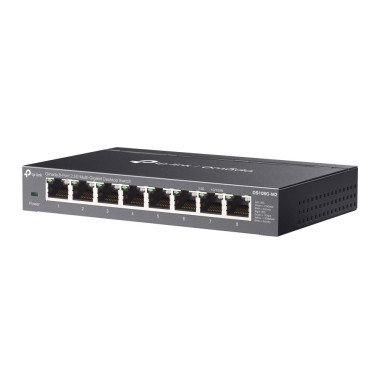 TP-Link Omada DS108G-M2 commutateur réseau Non-géré 2.5G Ethernet (100 1000 2500) Noir