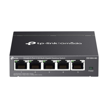 TP-Link Omada DS105G-M2 commutateur réseau Non-géré 2.5G Ethernet (100 1000 2500) Noir