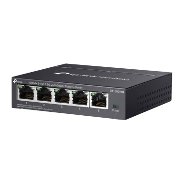 TP-Link Omada DS105G-M2 commutateur réseau Non-géré 2.5G Ethernet (100 1000 2500) Noir
