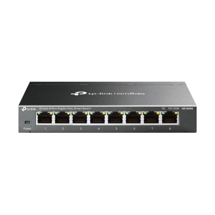 TP-Link Omada DS108GE commutateur réseau Non-géré Gigabit Ethernet (10 100 1000) Noir
