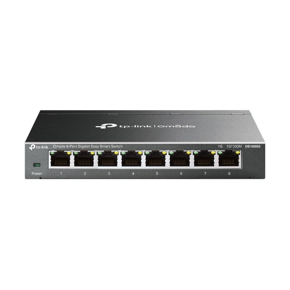 TP-Link Omada DS108GE commutateur réseau Non-géré Gigabit Ethernet (10 100 1000) Noir TP-Link Omada DS108GE commutateur réseau Non-géré Gigabit Ethernet (10 100 1000) Noir