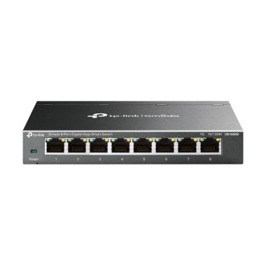 TP-Link Omada DS108GE commutateur réseau Non-géré Gigabit Ethernet (10 100 1000) Noir