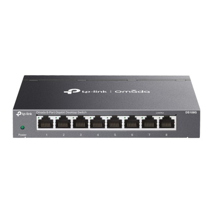 TP-Link Omada DS108G commutateur réseau Non-géré Gigabit Ethernet (10 100 1000) Noir
