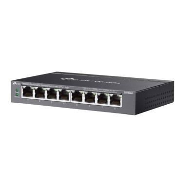 TP-Link Omada DS108GP commutateur réseau Non-géré Gigabit Ethernet (10 100 1000) Connexion Ethernet, supportant l'alimentation