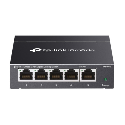 TP-Link Omada DS105G commutateur réseau Non-géré Gigabit Ethernet (10 100 1000) Noir