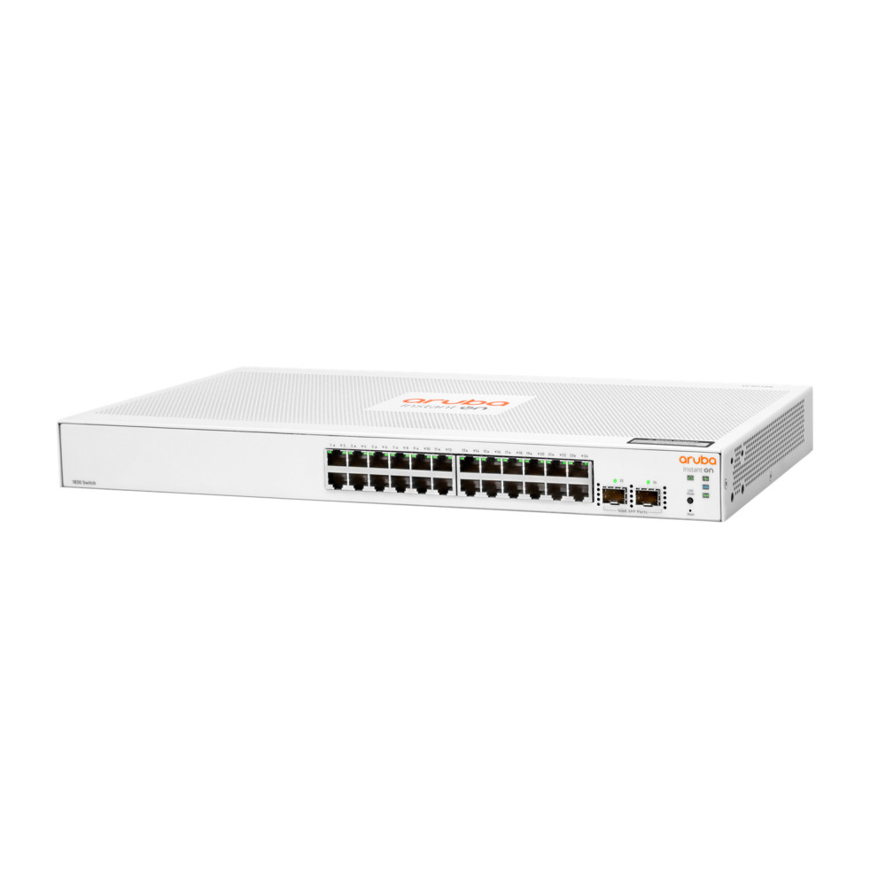 HPE Aruba Networking Aruba Instant On 1830 24G 2SFP Géré L2 Gigabit Ethernet (10 100 1000) 1U