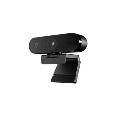 V7 UHD Webcam - 90 ips - Noir - USB 3.0 - Vidéo 3 840 x 2 160 - Mise au point automatique - Attache, support de trépied - Zoom