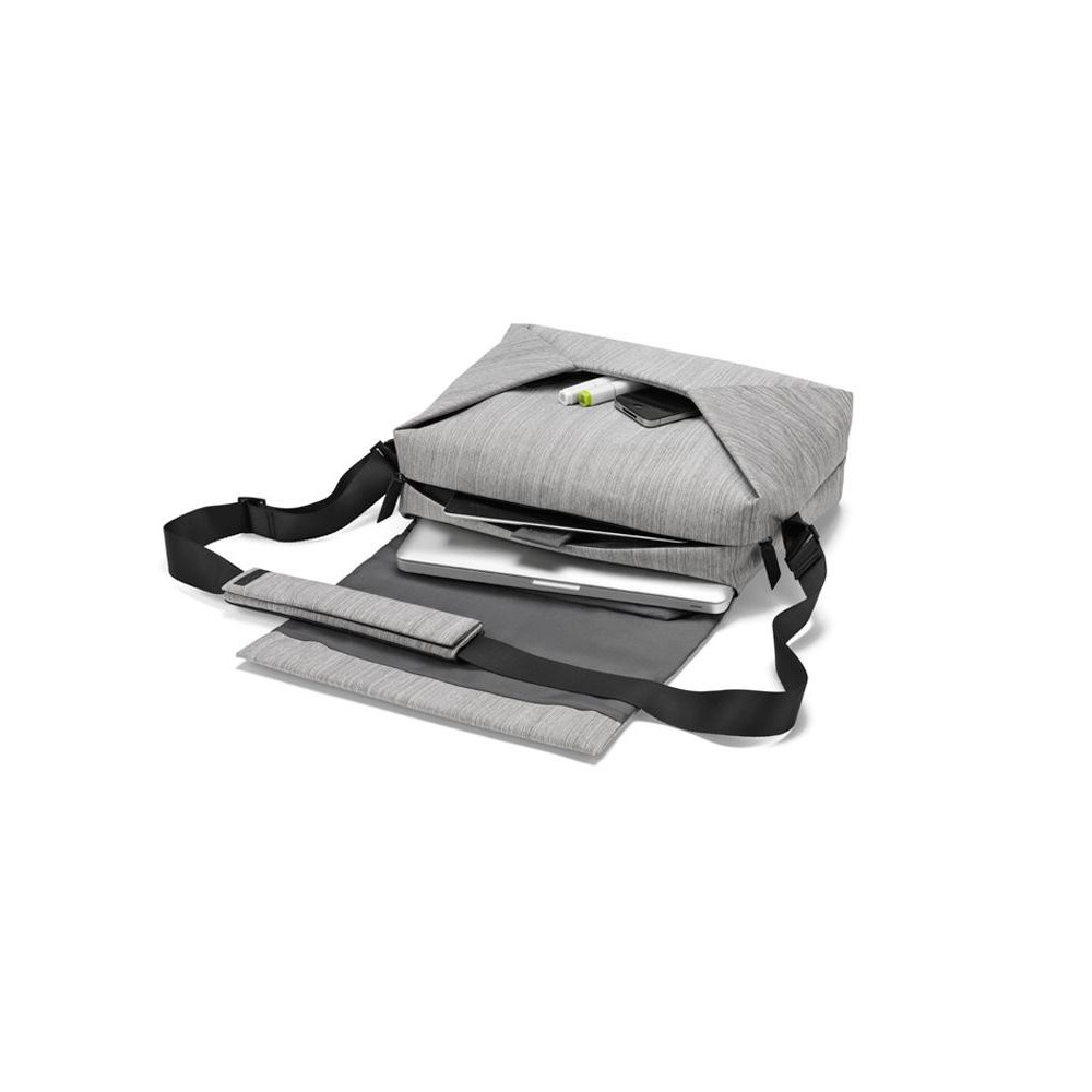 DICOTA Code Messenger 38,1 cm (15") Malette Gris