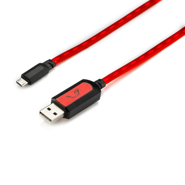 WE WEGUSBMICRO100 câble USB 1 m USB A Micro-USB B Rouge, Noir