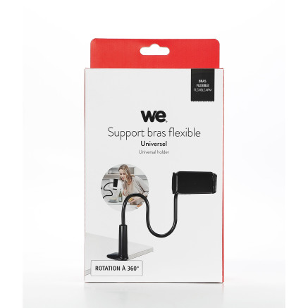 WE WESUPTELBRASN support Support passif Mobile smartphone Noir