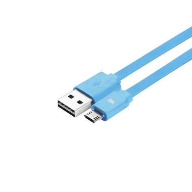 WE WEUSBMICROPLREV100B câble USB USB 2.0 1 m USB A Micro-USB B Bleu