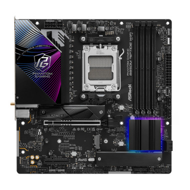 Asrock Phantom Gaming B850M Riptide WiFi AMD B850 Emplacement AM5 micro ATX
