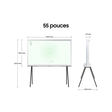 Samsung The Serif Blanc QLED 55'' 2024