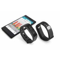 TEHET030515 Technaxx Fitness Bracelet Trackfit TX-63, Écran OLED 0.91 Noir