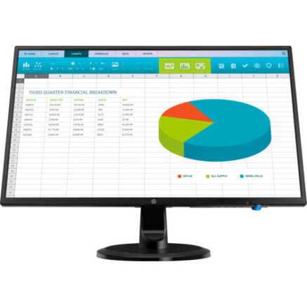 HP N246v écran plat de PC 60,5 cm (23.8") 1920 x 1080 pixels Full HD LED Noir