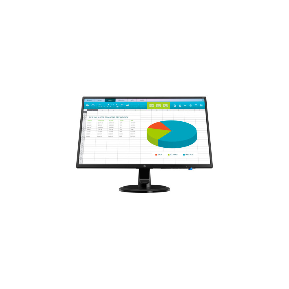HP N246v écran plat de PC 60,5 cm (23.8") 1920 x 1080 pixels Full HD LED Noir