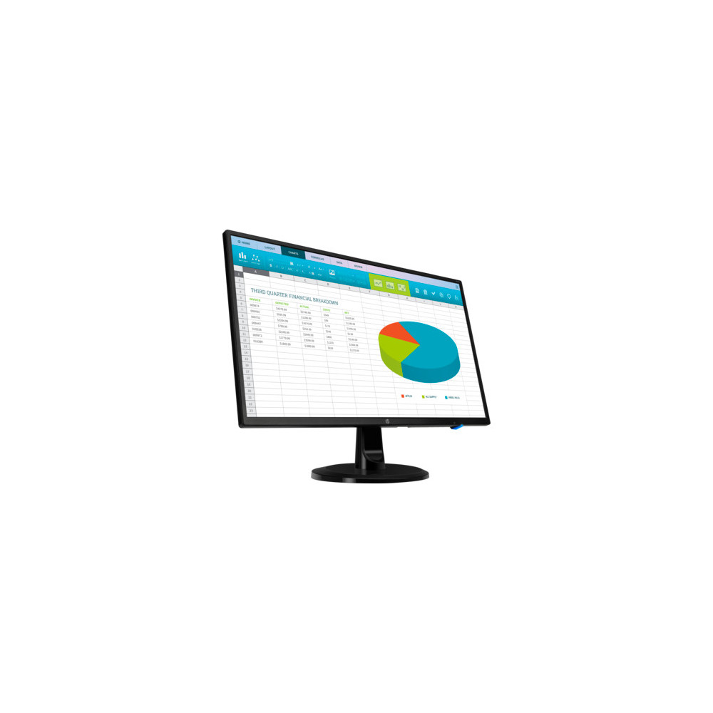 HP N246v écran plat de PC 60,5 cm (23.8") 1920 x 1080 pixels Full HD LED Noir