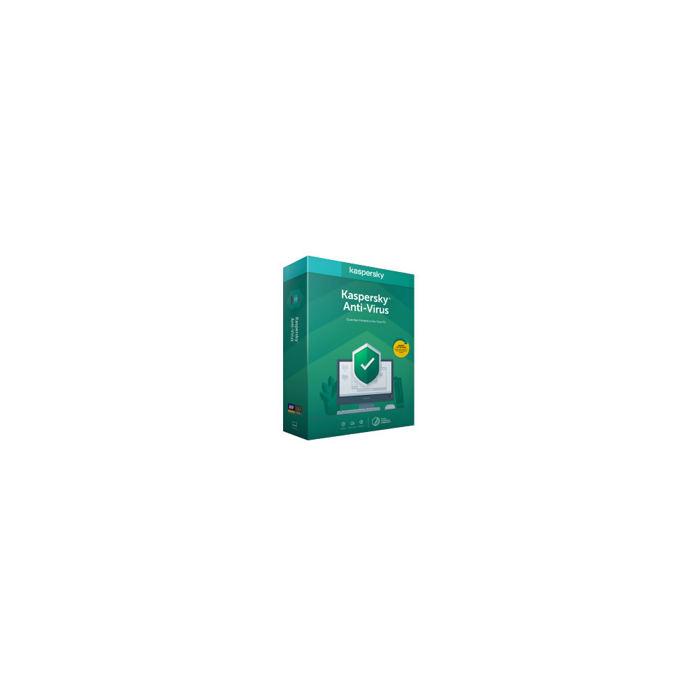 Kaspersky Anti-Virus 2020 Sécurité antivirus Base 1 licence(s)