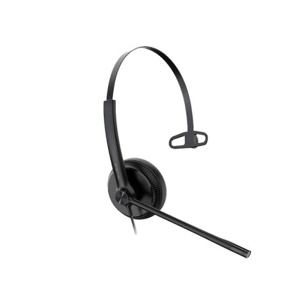 Yealink YHS34 Casque Avec fil Arceau Appels Musique Noir