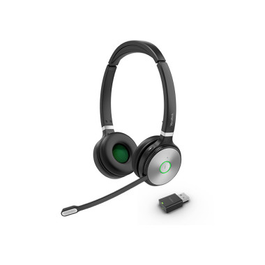 Yealink WH62 Portable Casque Sans fil Arceau Appels Musique Noir, Gris