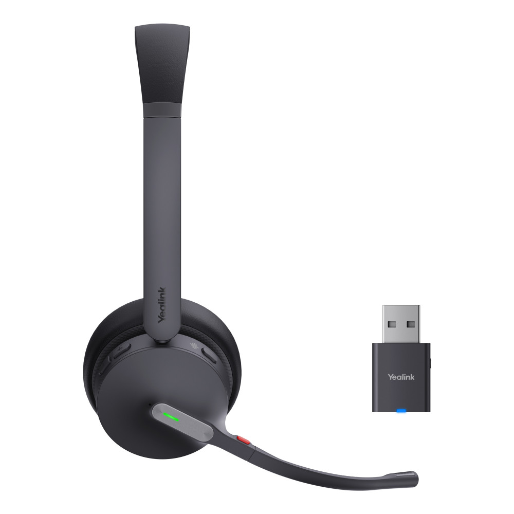 Yealink WH64 Hybrid Dual UC Casque Sans fil Arceau Bureau Centre d'appels Micro-USB Bluetooth Noir