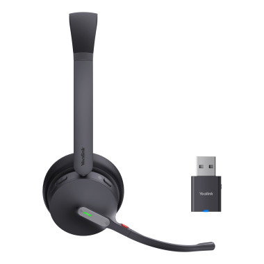 Yealink WH64 Hybrid Dual UC Casque Sans fil Arceau Bureau Centre d'appels Micro-USB Bluetooth Noir