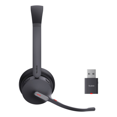 Yealink WH64 Hybrid Dual UC Casque Sans fil Arceau Bureau Centre d'appels Micro-USB Bluetooth Noir
