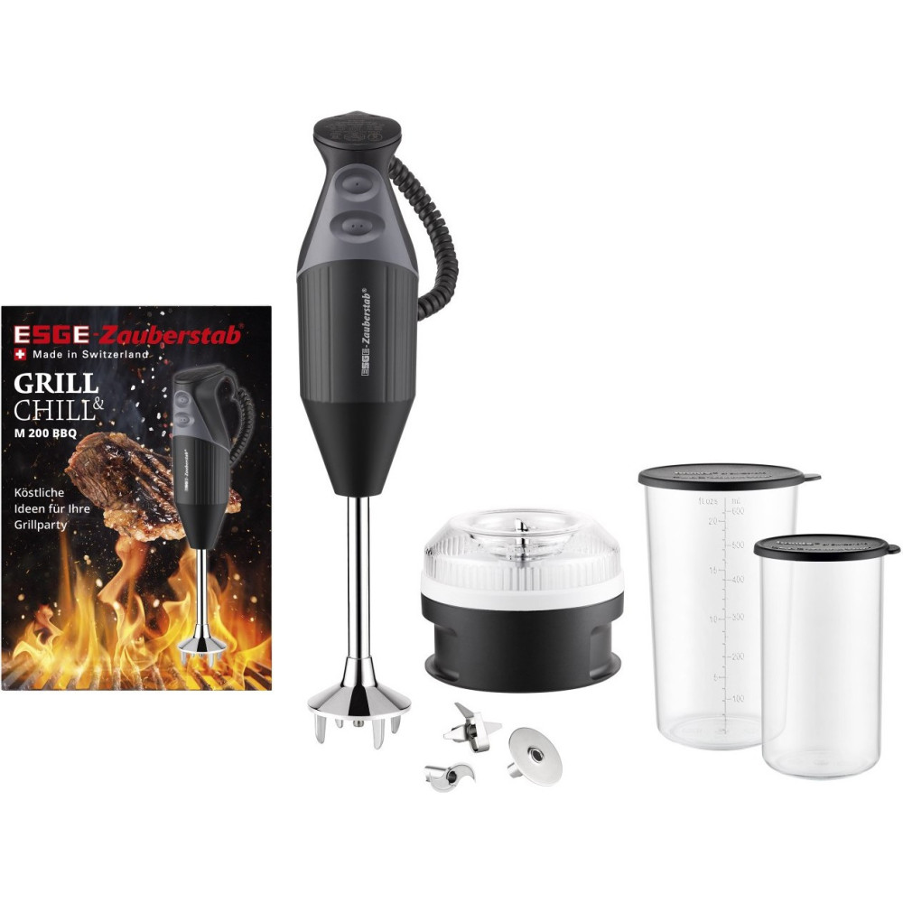 ESGE M 200 BBQ 10 L Mélangeur par immersion 200 W Noir, Chrome ESGE M 200 BBQ 10 L Mélangeur par immersion 200 W Noir, Chrome