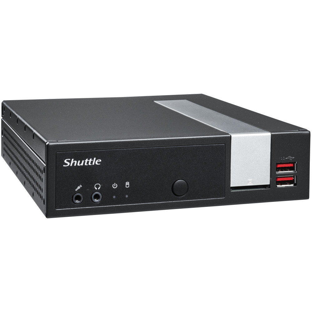 Shuttle XPС slim XPC slim Barebone DL20NV2, Celeron N4505, 1x LAN, 2xCOM, 1xHDMI, 1xDP, 1x VGA, fanless, fonctionnement