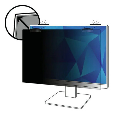 3M Filtre de confidentialité pour moniteur bord-à-bord 24 po, 16 10, PF240W1EM