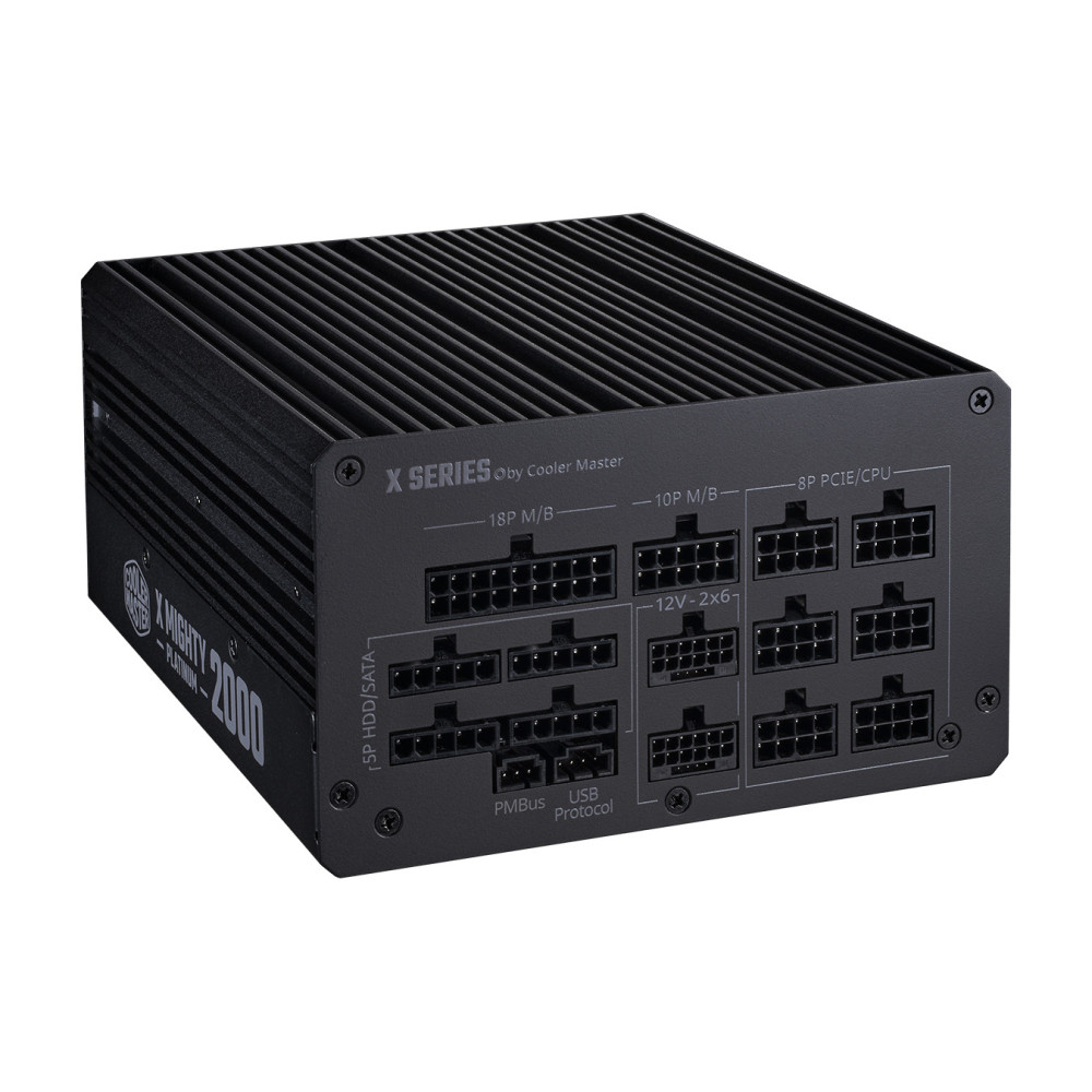 Cooler Master X Mighty Platinum 2000W 230V unité d'alimentation d'énergie 24-pin ATX ATX Noir