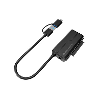 Conceptronic ABBY21B changeur de genre de câble USB Type-A SATA 22-pin Noir