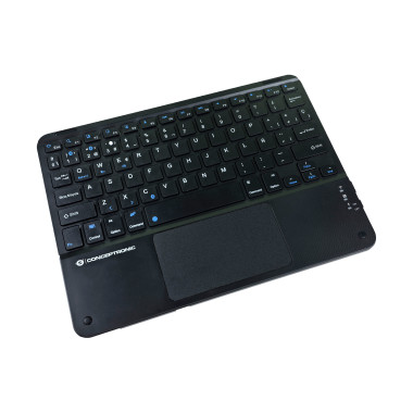 Conceptronic TOBIN01BES clavier Universel Bluetooth QWERTY Espagnole Noir