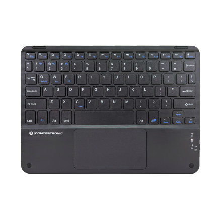 Conceptronic TOBIN01BUS clavier Universel Bluetooth QWERTY Anglais américain Noir