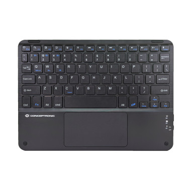 Conceptronic TOBIN01BUS clavier Universel Bluetooth QWERTY Anglais américain Noir