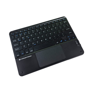 Conceptronic TOBIN01BUS clavier Universel Bluetooth QWERTY Anglais américain Noir