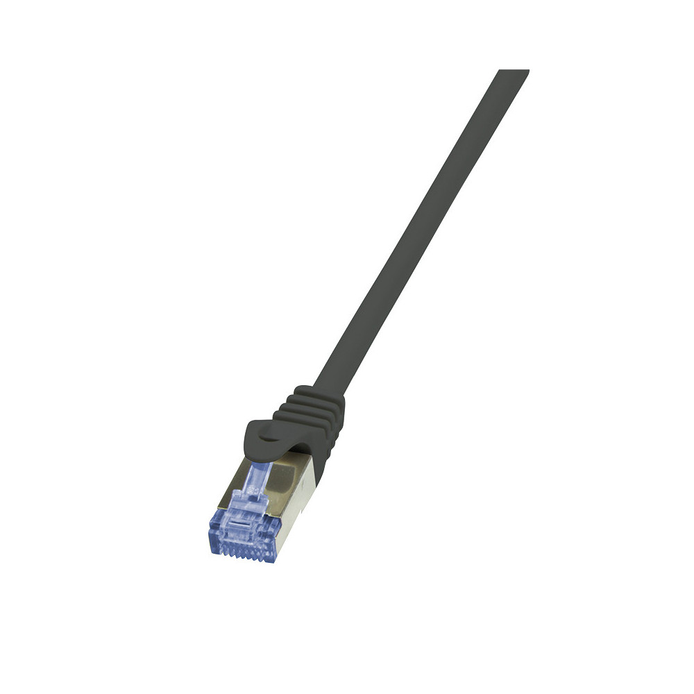 LogiLink PrimeLine Cat.7 S FTP 0.25m câble de réseau Noir 0,25 m Cat7 S FTP (S-STP)
