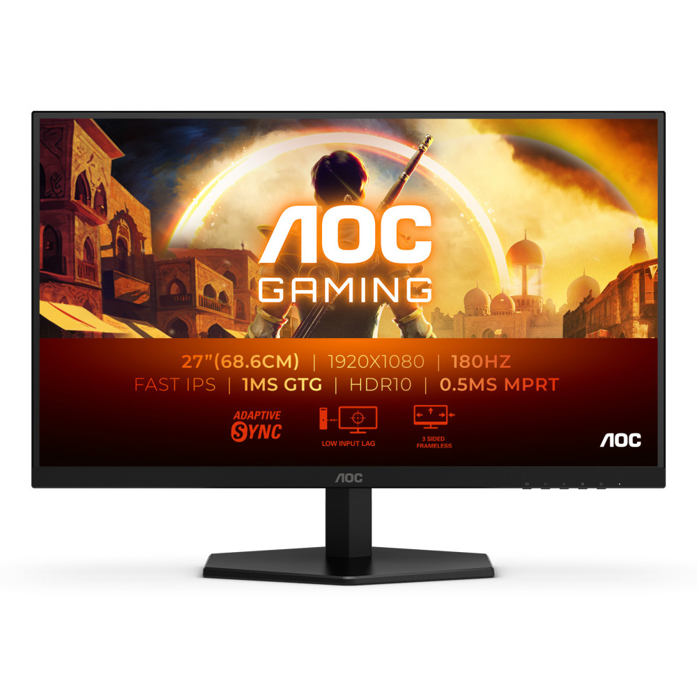 AOC G4 27G42E écran plat de PC 68,6 cm (27") 1920 x 1080 pixels Full HD LCD Noir AOC G4 27G42E écran plat de PC 68,6 cm (27") 1920 x 1080 pixels Full HD LCD Noir