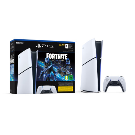 Sony Playstation 5 Digital Edition Fortnite 1 To Wifi Noir, Blanc