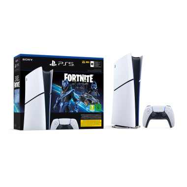 Sony Playstation 5 Digital Edition Fortnite 1 To Wifi Noir, Blanc