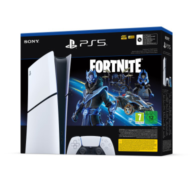 Sony Playstation 5 Digital Edition Fortnite 1 To Wifi Noir, Blanc