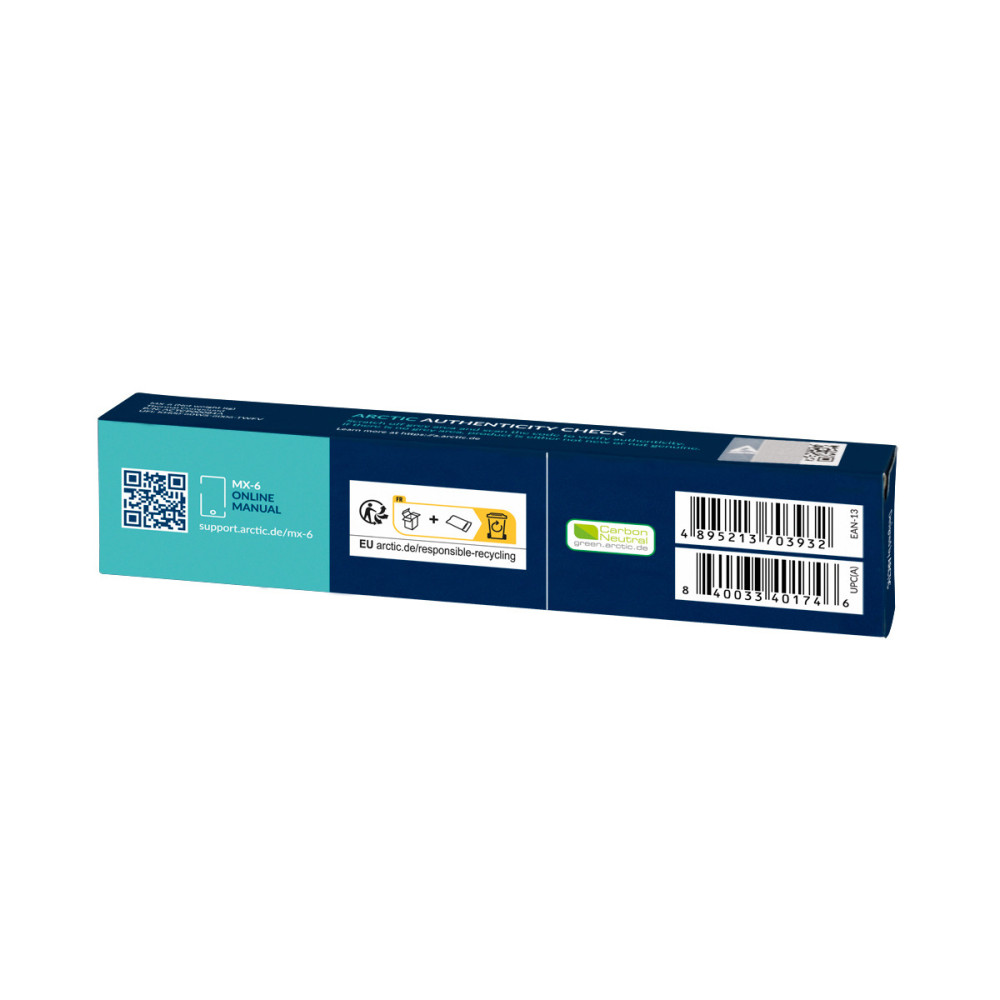 ARCTIC MX-6 combiné de dissipateurs thermiques Pâte thermoconductible 8 g