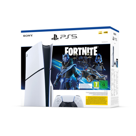 Sony Playstation 5 Slim Fortnite 1 To Wifi Noir, Blanc