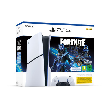 Sony Playstation 5 Slim Fortnite 1 To Wifi Noir, Blanc