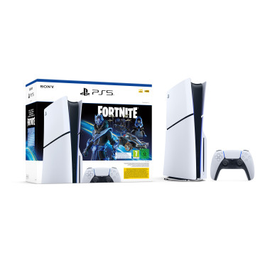 Sony Playstation 5 Slim Fortnite 1 To Wifi Noir, Blanc